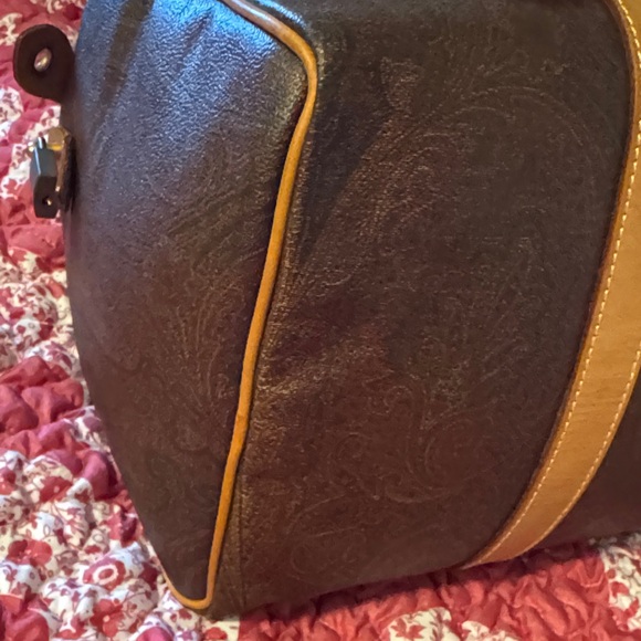 Etro Brown and Tan Travel Bag - Picture 5 of 12